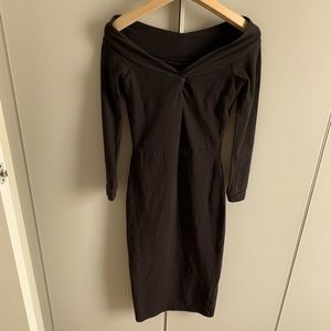 Bernie Dexter black dress.